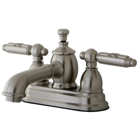 Kingston Brass KS7008GL 4" Centerset Bathroom Faucet, Brushed Nickel KS7008GL